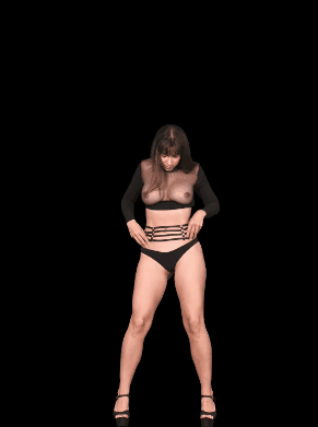 Install iStripper to get this exclusive erotic show of Belka.